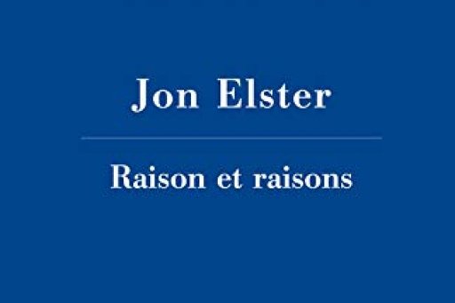 Couverture de l'édition imprimée de la leçon inaugurale du Pr Jon Elster