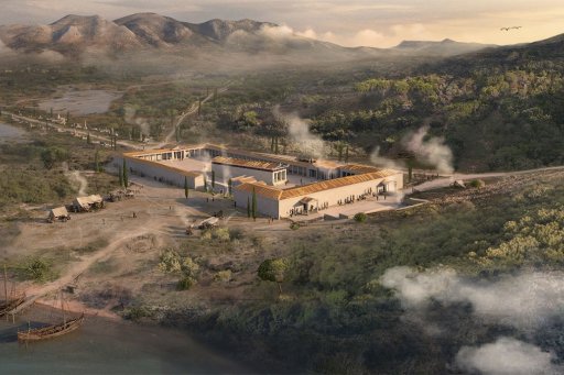 Reconstruction of the sanctuary of Artemis at Amarynthos 2023