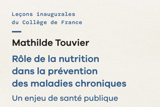 Couverture de l'édition imprimée de la leçon inaugurale de la Pr Mathilde Touvier