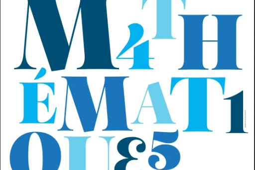 Affiche du colloque "Mathématiques à l'oeuvre" des 13 et 14 octobre 2023