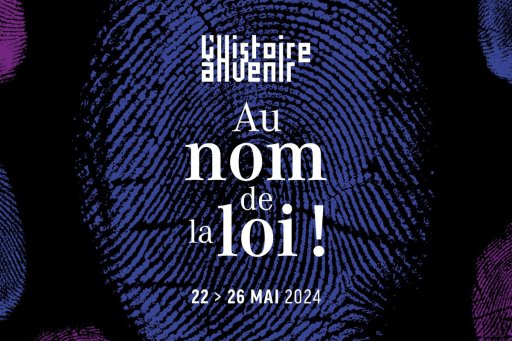 Detail of the poster for the festival "L'Histoire à venir" 2024