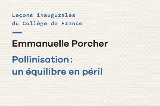 Cover of the printed edition of Prof. Emmanuelle Porcher's opening lecture