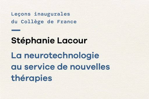 Cover of the printed edition of Prof. Stéphanie Lacour's opening lecture