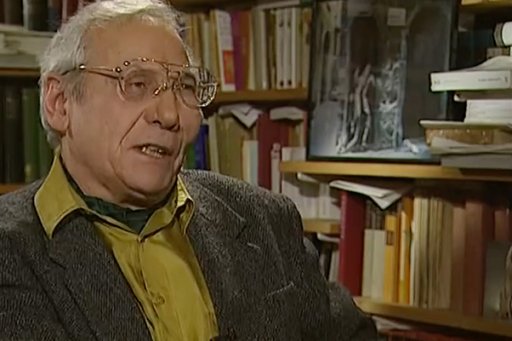 Paul Veyne in his office