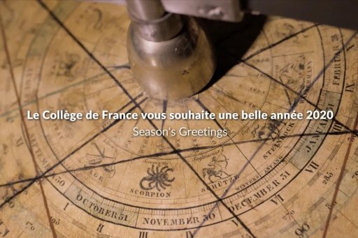 Collège de France wishes for 2020