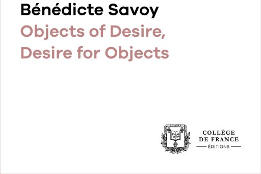 Couverture de l'édition numérique en anglais de la leçon inaugurale de la Pr Bénédicte Savoy