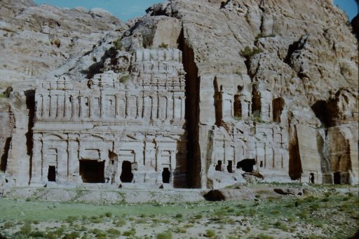 Tomb built into the rock