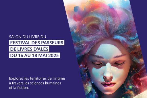 Visuel du Festival 2025 des passeurs de livres à Alès