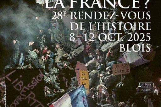 Visuel de présentation des Rendez-vous de l'histoire 2025 à Blois