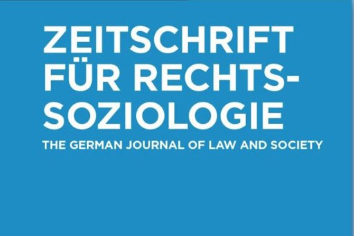 Couverture de la revue "Zeitschrift für Rechtssoziologie"