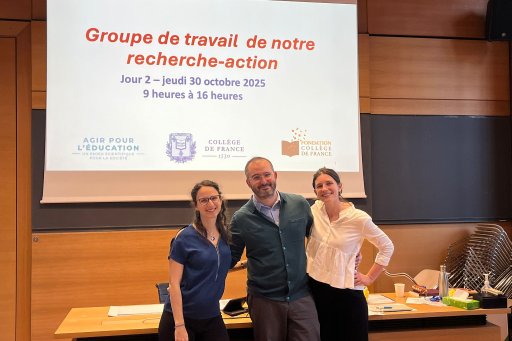 Photo groupe de travail projet APE "Réinvestir la rhétorique"