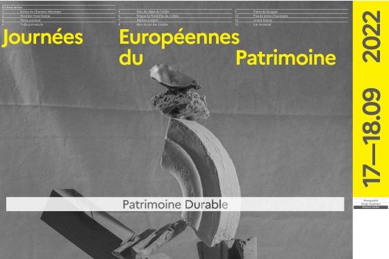 Affiche Journées du patrimoine 2022