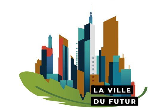 Dessin d'une ville du futur