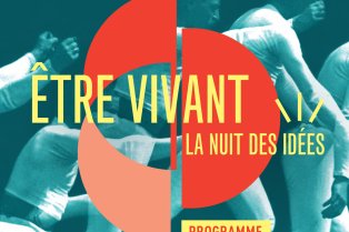 Affiche de la Nuit des idées 2020 : Être vivant