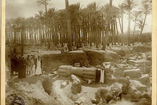 Mitrahineh excavations Morgan 1892