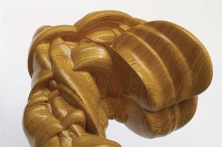 Tommy, wood sculpture by Tony Cragg