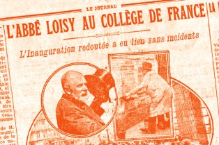 Article de presse "L'Abbé Loisy au Collège de France"