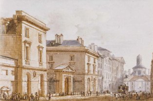 Victor-Jean Nicolle - View of the Imperial College. Circa 1810