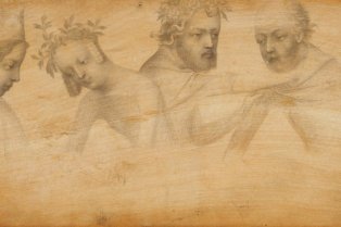 Charles VI avec Isabeau de Bavière et deux personnages de la cour