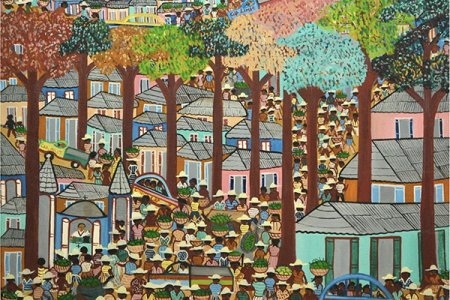 Tableau de Etienne Chavannes, "Champêtre Limonade", 1996