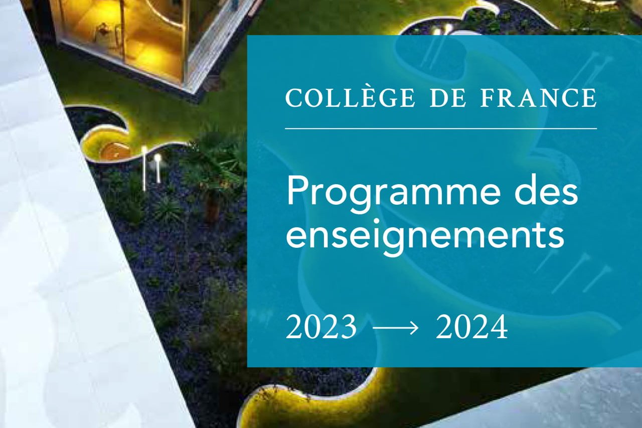 Programme des enseignements 2023-2024