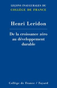 De la croissance zéro au développement durable