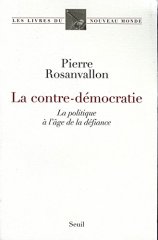 Couverture de l'ouvrage de Pierre Rosanvallon la Contre-Démocratie