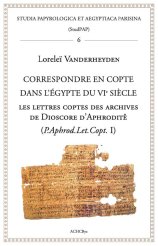 Studia Papyrologica et Aegyptiaca Parisina&nbsp;n°6, 2025 - Loreleï Vanderheyden
