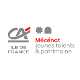 Logo "Crédit Agricole Ile de France - Mécénat jeunes talents & patrimoine"