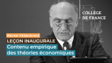 Leçon inaugurale de Werner Hildenbrand