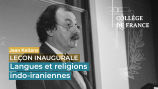 Leçon inaugurale de Jean Kellens