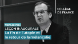 Leçon inaugurale de Wolf Lepenies