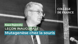 Leçon inaugurale de Klaus Rajewsky
