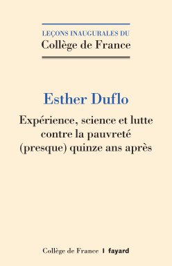 Couverture de l'édition imprimée de la leçon inaugurale de Esther Duflo