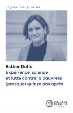 Cover of the printed edition of Prof. Esther Duflo's opening lecture