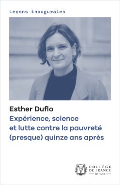 Couverture de l'édition imprimée de la leçon inaugurale de la Pr Esther Duflo