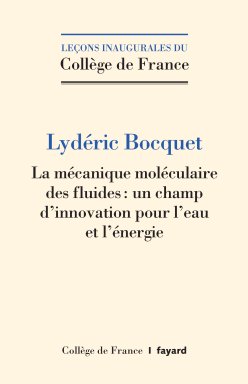 Couverture de l'édition imprimée de la leçon inaugurale du Pr Lydéric Bocquet