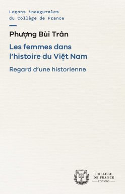 Couverture de l'édition imprimée de la leçon inaugurale de la Pr Phượng Bùi Trân