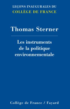 Couverture de l'édition imprimée la leçon inaugurale de Thomas Sterner
