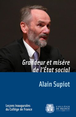 Couverture de l'édition imprimée de la leçon inaugurale du Pr Alain Supiot
