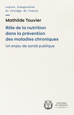 Cover of the printed edition of Pr Mathilde Touvier's opening lecture