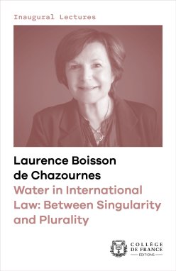 Couverture de l'édition numérique en anglais de la leçon inaugurale de la Pr Laurence Boisson de Chazournes "Water in International Law: Between Singularity and Plurality"