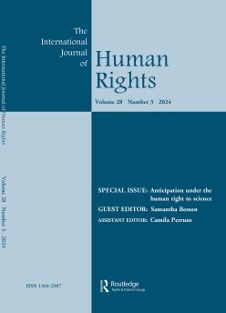 Couverture de la revue "International Journal of Human Rights"