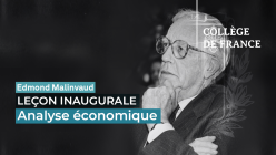 Edmond Malinvaud Leçon inaugurale