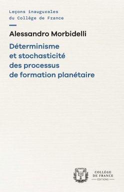 Cover of the printed edition of Prof. Alessandro Morbidelli's opening lecture