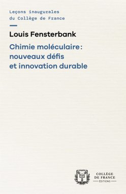 Cover of the printed edition of Prof. Louis Fensterbank's opening lecture