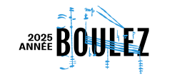 Logo "2025 année Boulez"
