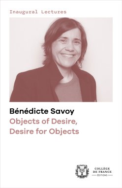 Couverture de l'édition numérique en anglais de la leçon inaugurale de la Pr Bénédicte Savoy