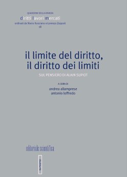 Couverture de l'édition imprimée de l'ouvrage "il limite del diritto"