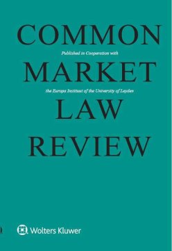 Couverture imprimée de la Common Market Law Review